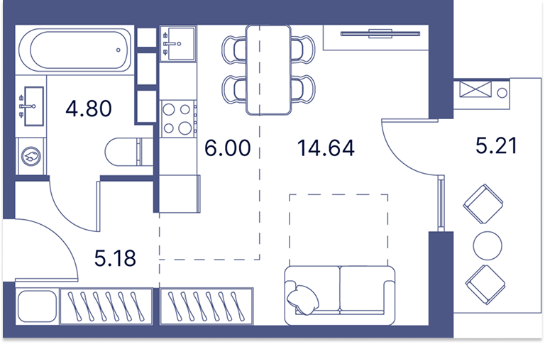 Планировка лот PdA-1.6.1